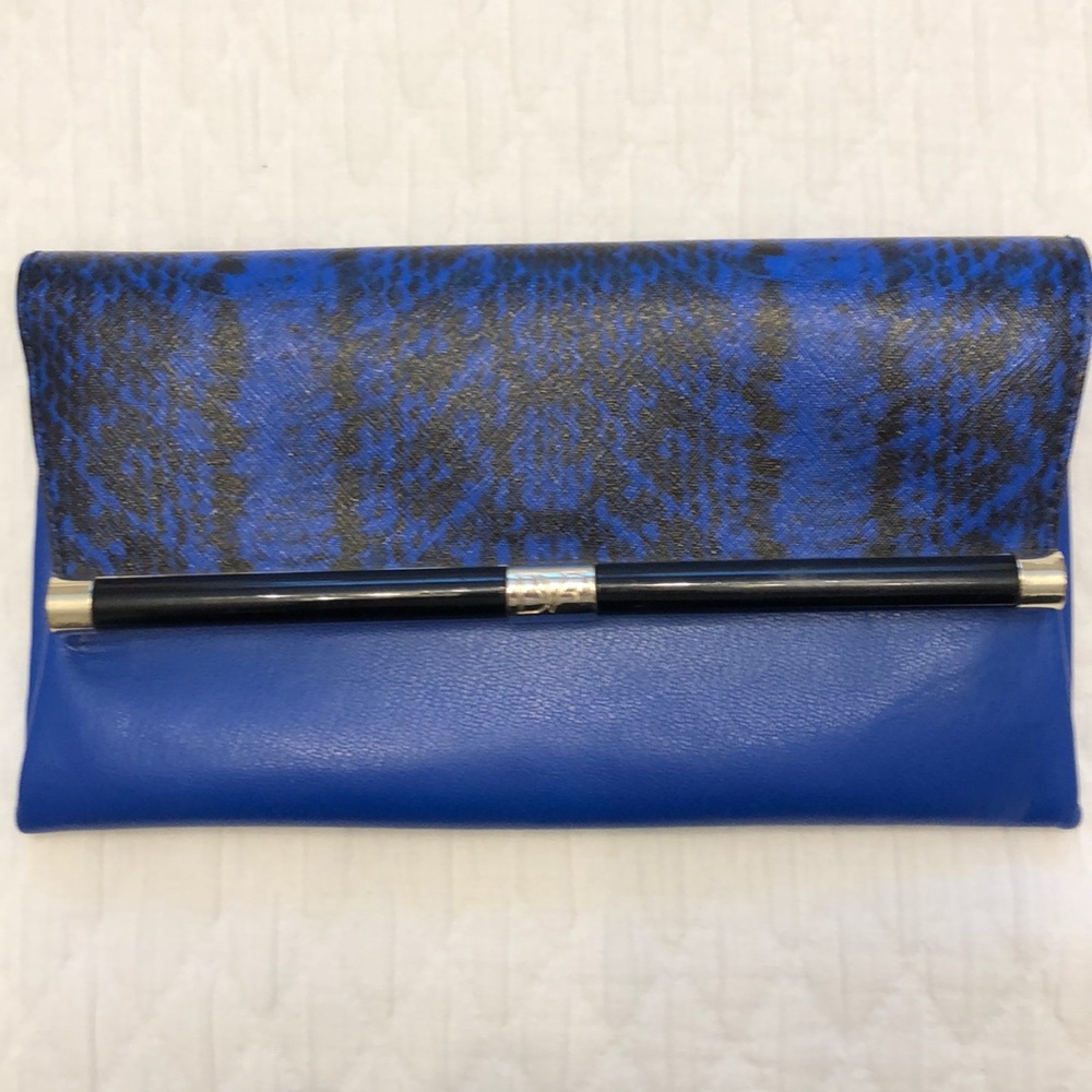 DVF envelope evening clutch